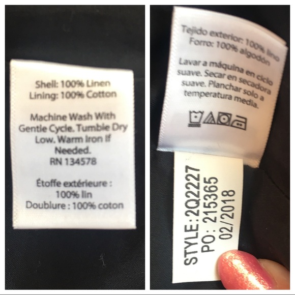 Vineyard Vines black linen dress size 4 NWT $148 - Picture 3 of 8